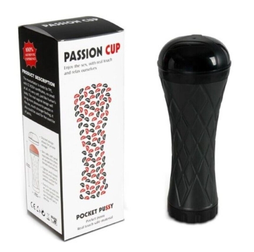Мастурбатор у колбі Ротик тілесного кольору Men Powerup Passion Cup Mouth - 6
