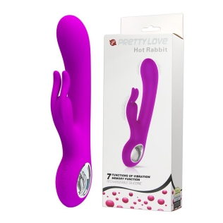 Вибратор с клиторальным отростком Lybaile Hot Rabbit 