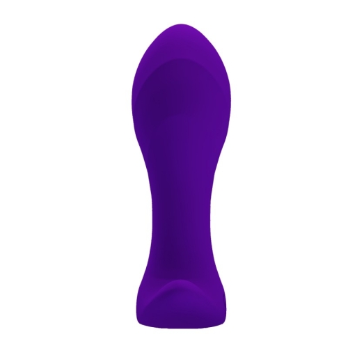 Анальна фіолетова вібропробка LYBAILE Anal Plug Massager - 3