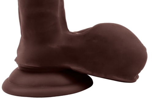 Фалос на присоску реалістичний коричневий CHISA Topless Lover Brown - 3