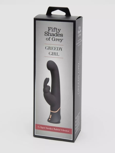 Вібратор кролик для зони G і клітора силіконовий Fifty Shades of Grey Stroker Greedy Girl - 4