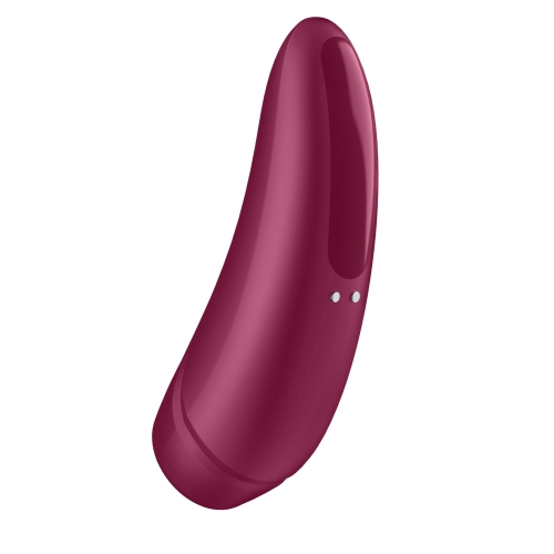 Вакуумный клиторальный стимулятор Satisfyer Curvy 1 Сатисфаер Керви красный - 2