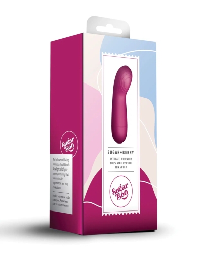 Вібратор для точки G бордового кольору SugarBoo Sugar Berry - 4