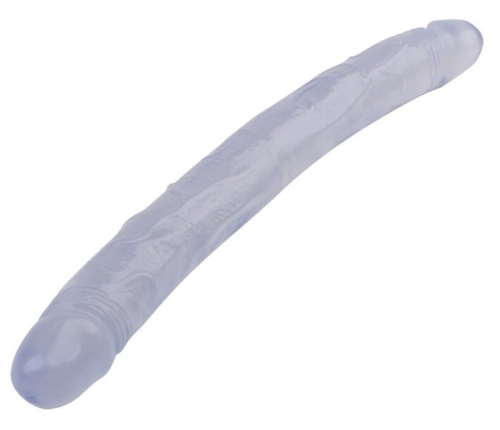 Двосторонній фалоімітатор прозорий CHISA Inch Dildo - 2