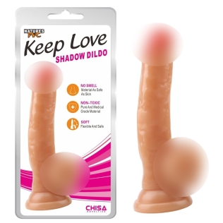 Фалоімітатор реалістичний на присоску тілесний CHISA Keep Love Shadow Dildo