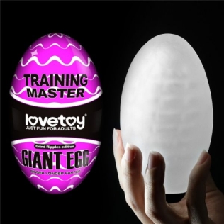 Яйцо мастурбатор для члена Lovetoy Giant Egg Grind Ripples Edition