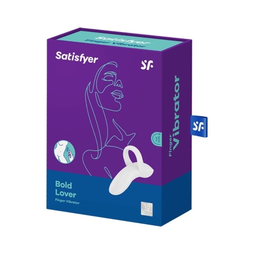Вибратор для клитора белого цвета Satisfyer Bold Lover - 4