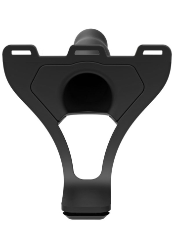 Страпон унісекс Doc Johnson Body Extensions порожниста насадка чорний - 4