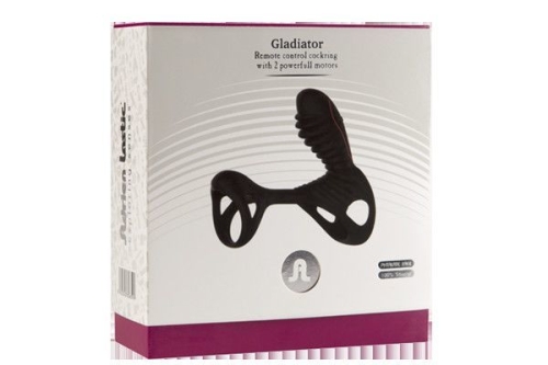 Эрекционное кольцо Gladiator с пультом Mini и вибрацией - 2
