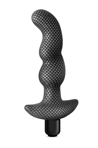 Анальний стимулятор чорний зі знімною вібропулею s PARK IGNITION PRV-02 CARBON FIBER - 5