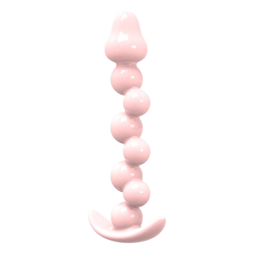 Анальна пробка куляста тілесна Meleon Blossom Hue Butt Plug - 4