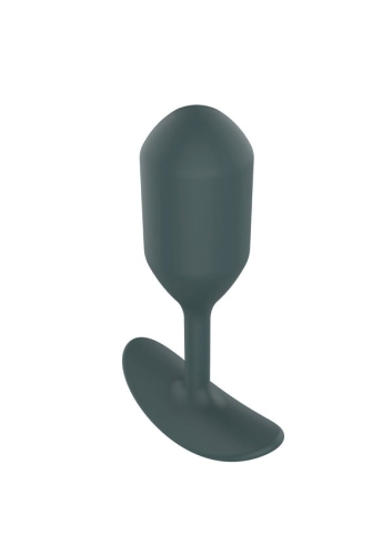 Анальная пробка утяжелённая чёрная Toy Joy Buttocks The Player Weighted - 2