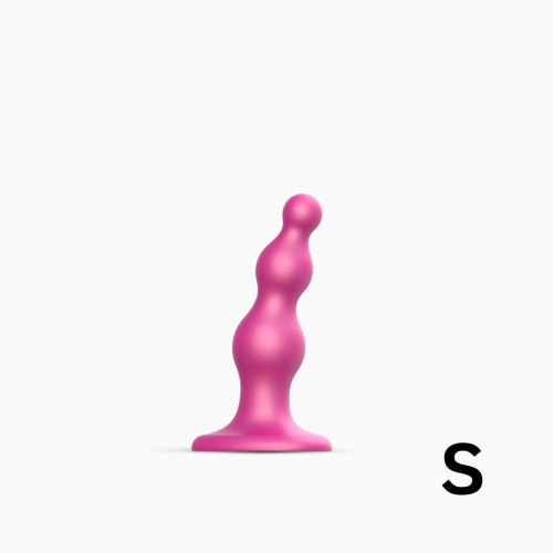 Насадка для страпону силіконова рожева Strap On Me Dildo розмір S - 1
