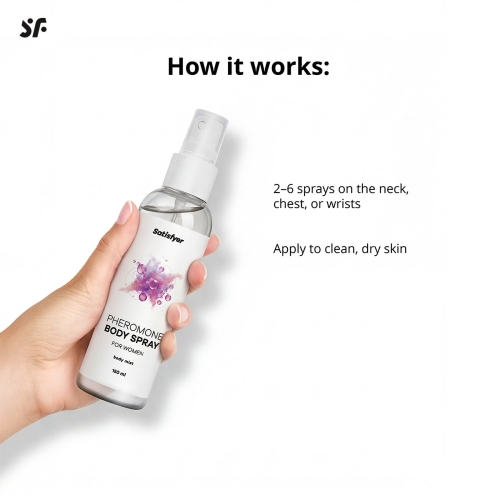 Спрей для тела с феромонами женский Satisfyer Pheromones Body Spray For Women 150 мл - 4