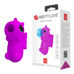 Стимулятор для клітора на палець фуксія Lybaile Pretty Love Magic Unicorn