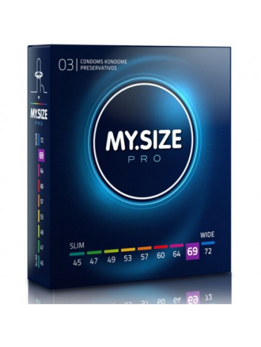 MY SIZE PRO презервативы 69 мм 3 штуки Май Сайз Про веганские - 1