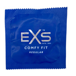 Презервативи тонкі веганські з натурального латексу ЕXS Comfy Fit Regular 1 штука
