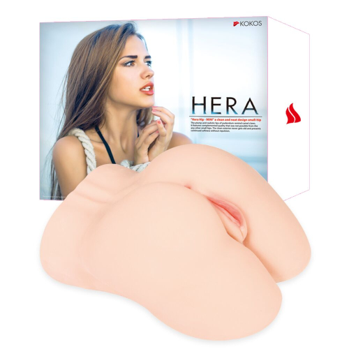 Мастурбатор полуторс Анус и Вагина телесного цвета Kokos Hera Hip Real - 8