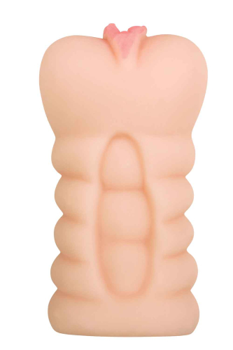 Мастурбатор анус и вагина с внутренними шариками телесного цвета Adam &amp;amp; Eve Adams tight stroker massage beads - 8
