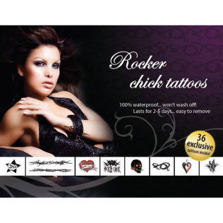 Тимчасове тату Tattoo Set-Rocker Chick