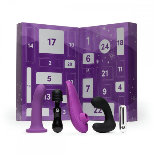 Адвент календар секс іграшок 24 предмети Lovehoney Couple's Advent Calendar 2023 Фіолетовий - 2