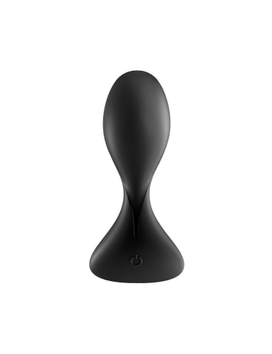 Силіконова анальна пробка з вібрацією водонепроникна чорна Satisfyer Trendsetter - 2