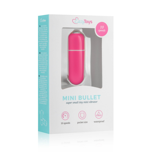 Віброкуль для стимуляції клітора рожевого кольору Easytoys - 6