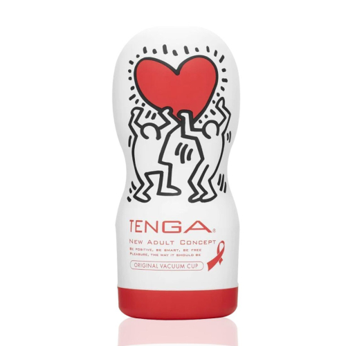 Мастурбатор для члена Tenga Keith Haring Deep Throat Cup Тенга - 1
