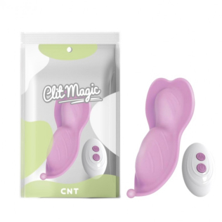 Вібростимулятори в трусики з ПУ рожевий Cnt Secret Tease Panty Vibe