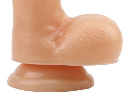 Фалоімітатор 17/3, 8 см на присоску реалістик тілесний CHISA Keep Love Flirt Dildo - 3