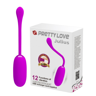 Віброяйце силіконове фіолетове Pretty love julius lybaile