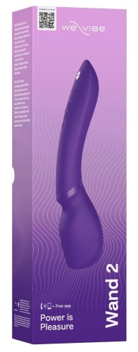 Смарт вібратор для точки G фіолетовий We-Vibe Wand 2 - 8