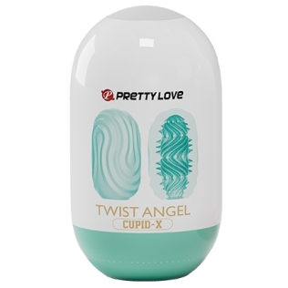 Мастурбатор яйце блакитного кольору Pretty Love Twist Angel Cupid X