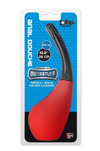 Анальный душ для секса красный с черным MENZSTUFF 9 HOLE - 2
