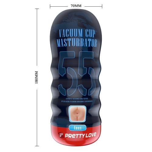 Вагина-мастурбатор PRETTY LOVE - VACUUM CUP MASTURBATOR ANUS, BM-00900T58-1 - 9