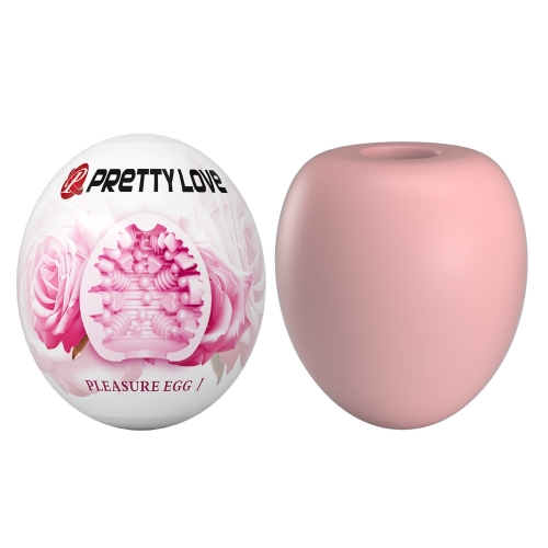 Мастурбатор яйце рожевого кольору Lybaile Pretty Love Pleasure Egg I - 3