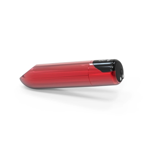 Віброкуля-помада для клітора та сосків червона Loviss Lipstick Bullet Vibrator 9 режимів - 4