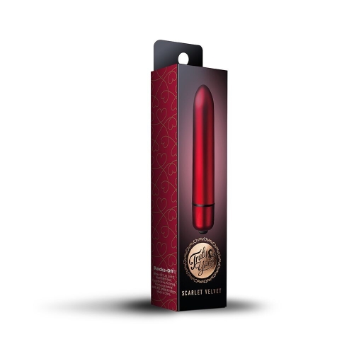 Вибропуля красная Rocks Off RO-90mm 10 Speed Scarlet - 5