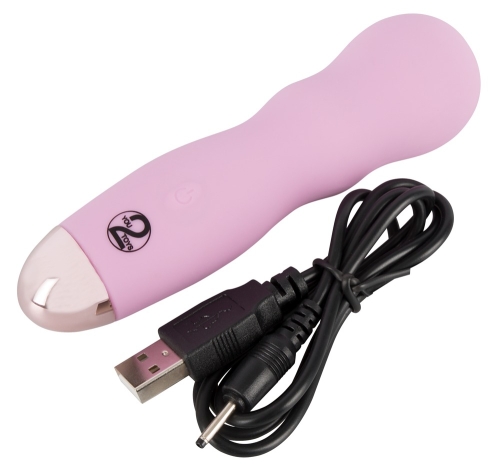 Міні вібратор для стимуляції клітора рожевого кольору Soft Silicone Cuties - 4