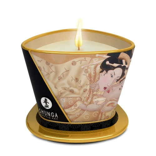 Масажна свічка з ароматом Ваніль SHUNGA Vanilla Fetish 170 мл - 2