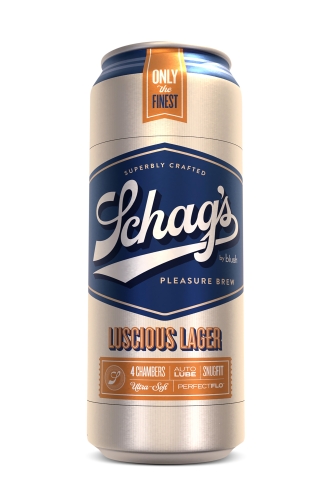 Самосмазывающийся мастурбатор для мужчин серебристого цвета Blush Schag’s luscious lager frosted - 1