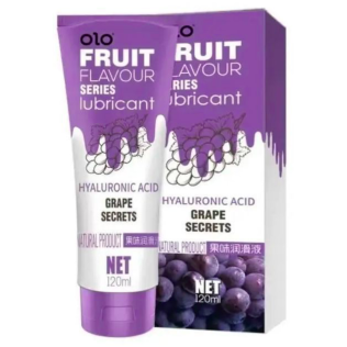 Лубрикант на водной основе c ароматом спелого винограда OLO Fruit Flavour Series Grape Secrets 120 мл