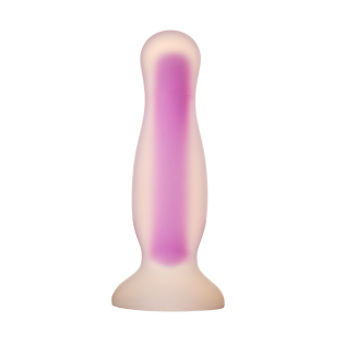 Светящаяся анальная пробка фиолетгового цвета Dream Toys 
