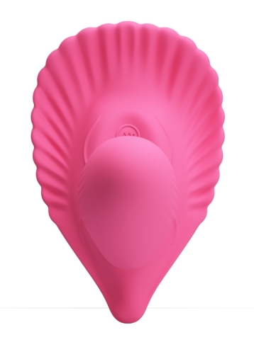 Вібробабочка з стимулятором клітора і точки джі з пультом ДУ PRETTY LOVE Powerful Shell Stimulator - 5