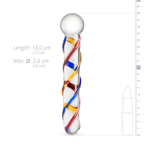 Дилдо скляний вагінальний Gildo Glass Dildo No 10 - 2