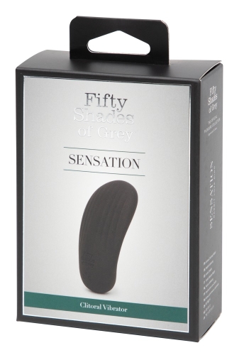 Вібратор для стимуляції клітора чорного кольору Fifty Shades Of Grey Sensation - 2