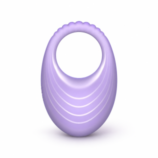 Смарт виброкольцо на член розовое UNIVIBE Halo Lilac