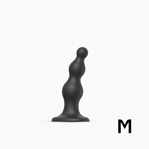 Насадка для страпона силиконовая синяя Strap On Me Dildo размер M - 1