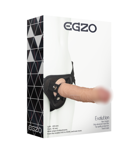 Страпон женский классический EGZO Evolution STR002 - 1