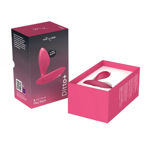 Анальна пробка з вібрацією We-Vibe Ditto+ Cosmic Pink з пультом та керуванням з телефону - 10